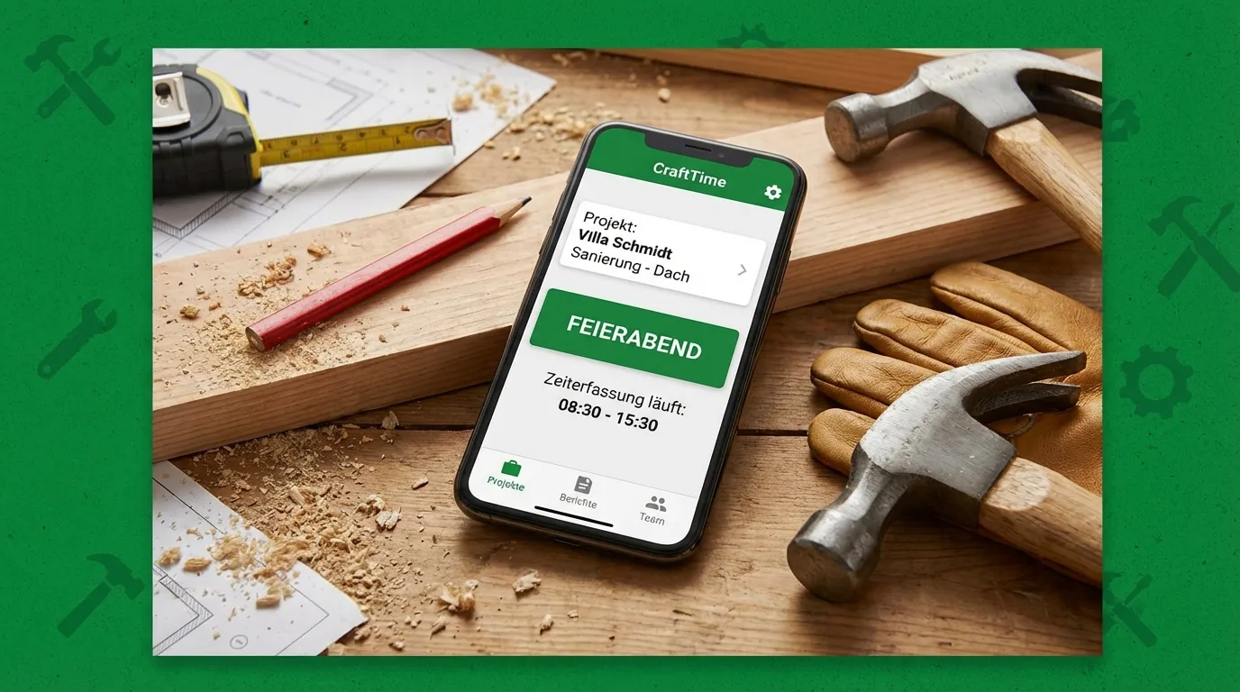 Zeiterfassung für Zimmerer Screenshot